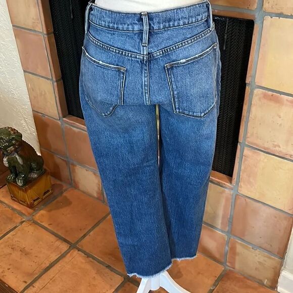 FRAME jeans Rattler Le High straight Python pocket blue brown, 26! - Picture 4 of 10